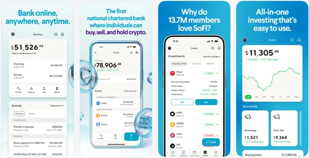 9. SoFi Invest